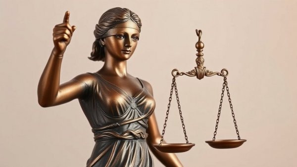 Lady Justice statue symbolizing law, crucial for AI in Securities Litigation.