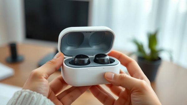 Sony WF-1000XM6 features displayed with sleek earbuds in white case on desk.