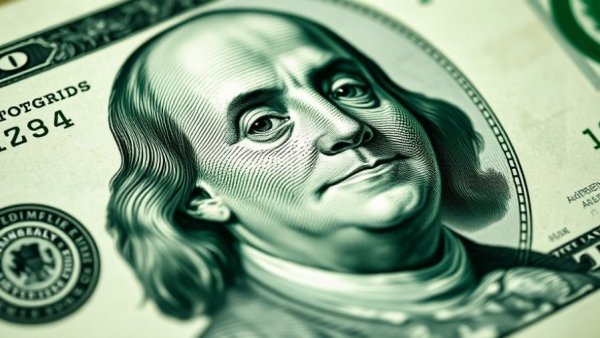 Close-up of Benjamin Franklin on a hundred dollar bill, symbolizing real estate industry moves.