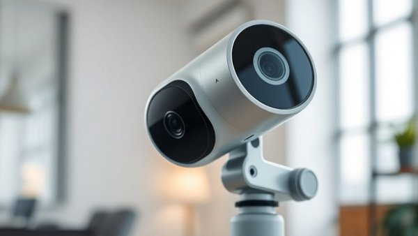 Advanced robotic camera for sports with swivel mount.