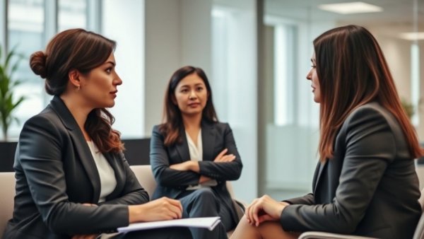 Agile HR Practices in action during a professional interview.