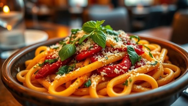 Delicious rigatoni dish at Italian Restaurant in Mystic CT