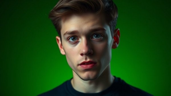 Young man discussing AI innovation, $70M raised, running a company with AI.