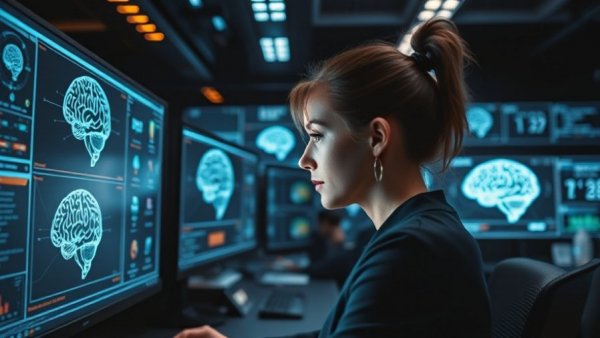 AI inferencing at the edge in healthcare with advanced computer setup.