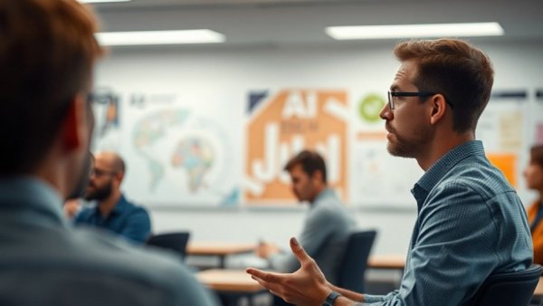 How Top Learners Use AI discussion with male teacher in classroom