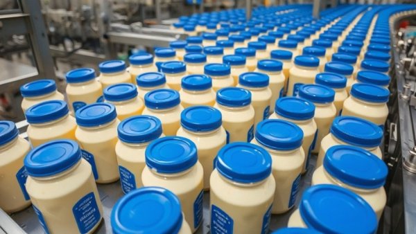 Unilever Food Business Separation showcasing mayonnaise production line