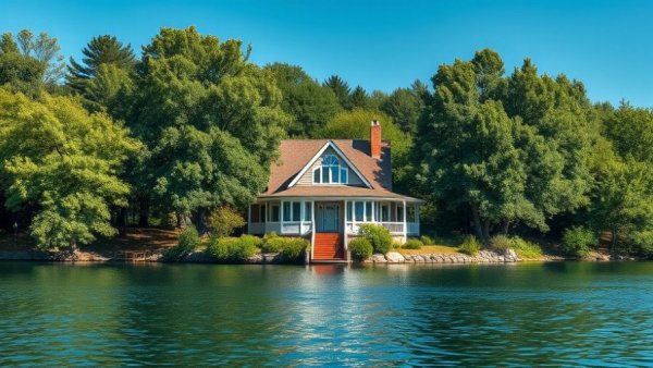 Miranda Lambert childhood home for sale, lakeside view.