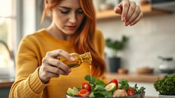 Healthy foods that support long-term brain health with olive oil.