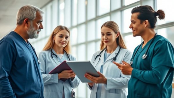 Healthcare team and executive discussing AI Risk Management Framework in Healthcare.