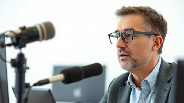 Man discussing AI insights, indoor setting, Differences Between Leading AI Models.