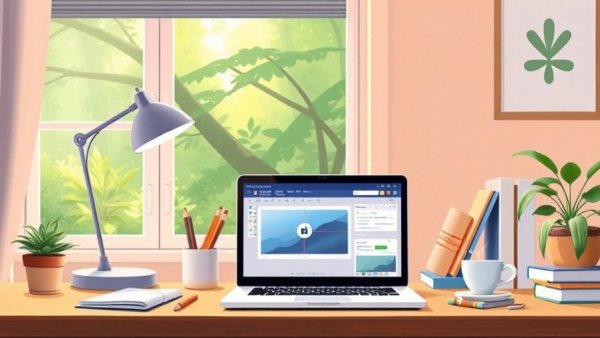 Workspace with laptop showing a Free WebM Editor Online.