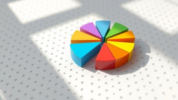 Building Financial Resilience as a Solopreneur: Colorful 3D pie chart.