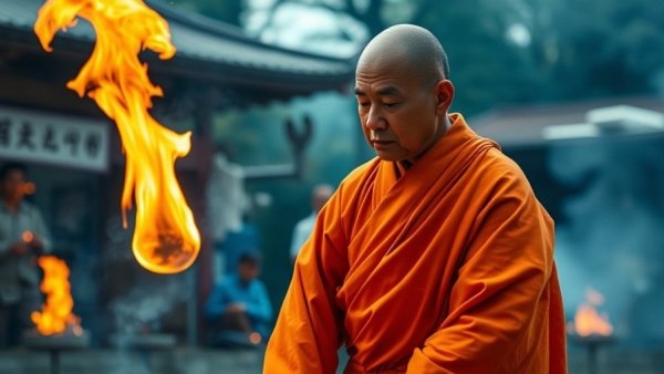 Experience firewalking in Tokyo with monks during a traditional ceremony.