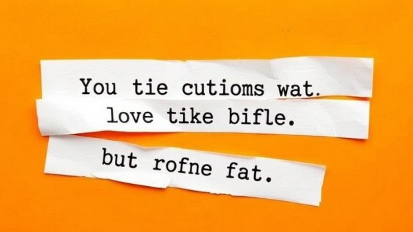 Inspirational quote on paper strips about wise efforts for sales success.