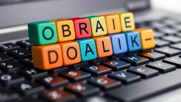 Frequently Asked Questions About Domain Names illustration with cubes.