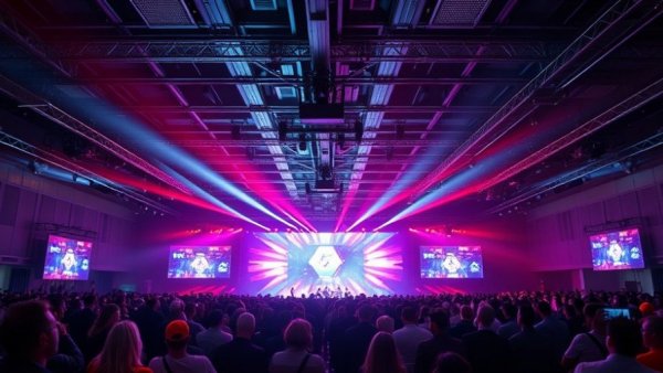 Tokyo tech destination 2026 event with vibrant audience.