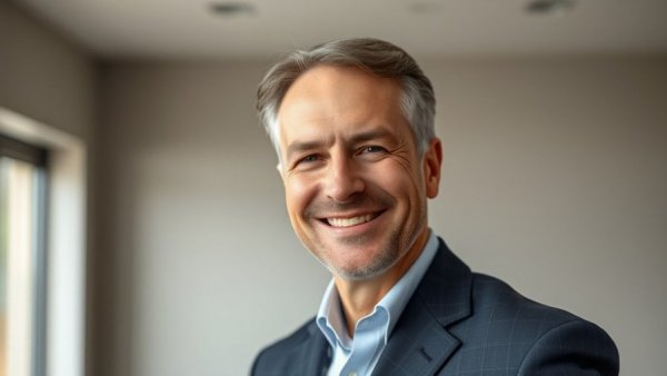 Confident middle-aged man, ideal for discussing fundraising truths for entrepreneurs.