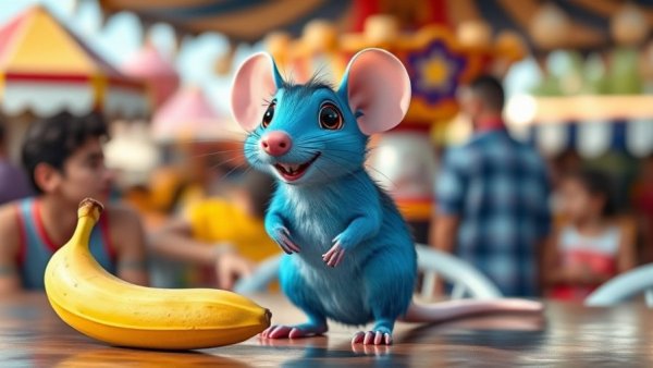 Cartoon rat at EPCOT International Food and Wine Festival 2026