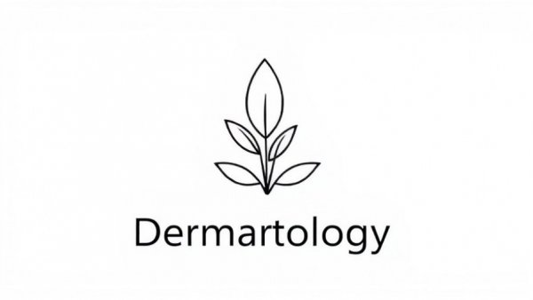 Frontier Dermatology logo design with abstract lines.