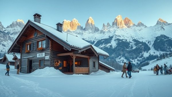 Charming mountain hut with Dolomites, Hut-to-Hut Skiing in the Dolomites