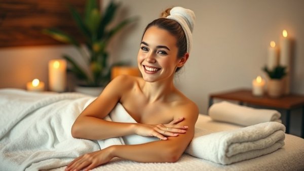 Massage Envy Expanded Body Care: Serene woman enjoying spa treatment.