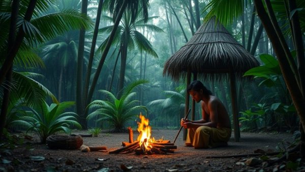 Ancestral Wellness Practices within a lush forest setting.