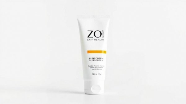 ZO Skin Health SPF product tube on white background.