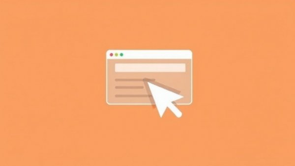 Minimalist arrow cursor illustration on brown background, enterprise AI gold rush.