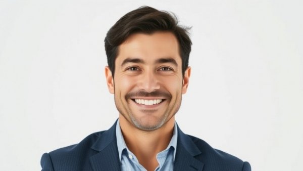 Business leader smiling, AI Implementation Strategies for Business Leaders