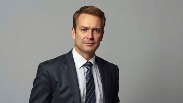 Professional portrait of a man in business attire.