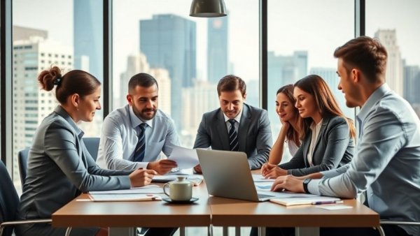 Professionals reviewing documents in a modern office. How Long Do You Have to File Taxes.