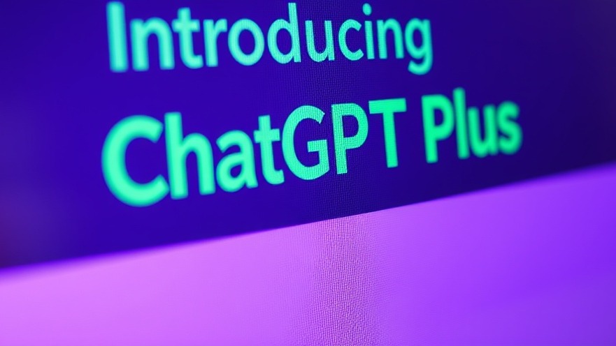 Introducing ChatGPT Plus on a digital screen, an AI writing assistant to enhance writing skills.