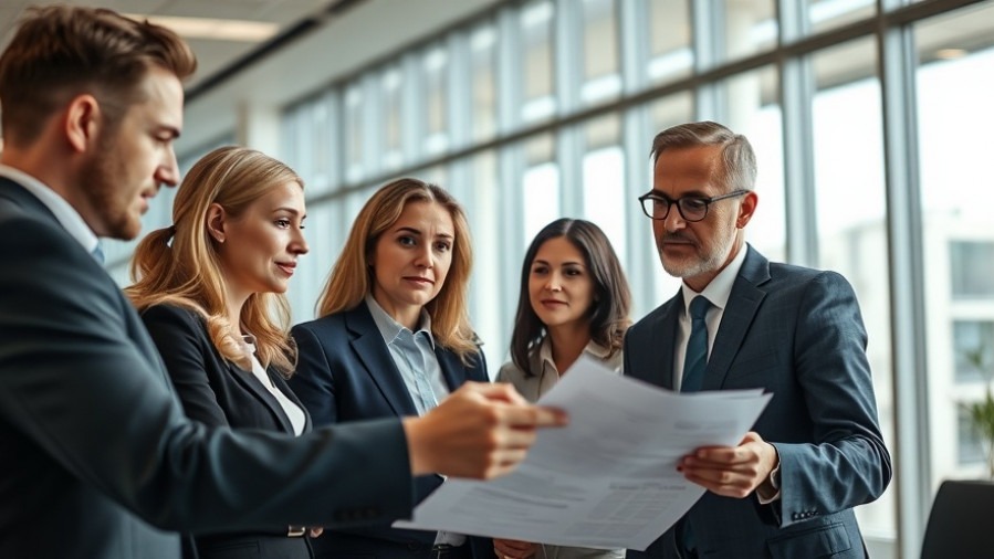 Focused team discussing sales objection methods in a modern office setting.