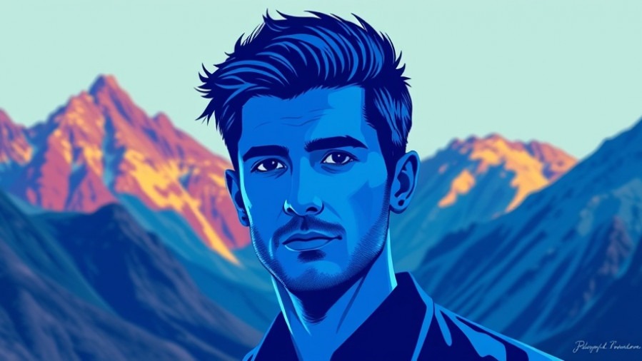 Stylized digital portrait highlighting Erdman sentencing in the legal response to AI abuse.