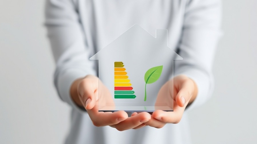 Minimalistic image showcasing employee relocation strategies with a transparent house display and sustainability symbols.