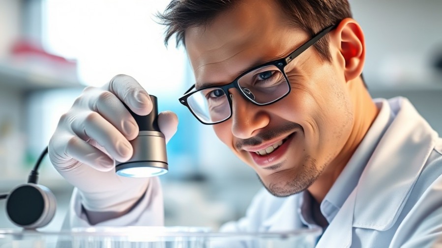 Lab scientist using Raman spectroscopy for real-time vaccine quality control.