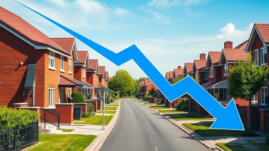 Suburban street with red brick houses symbolizing housing market rebound and economic recovery.