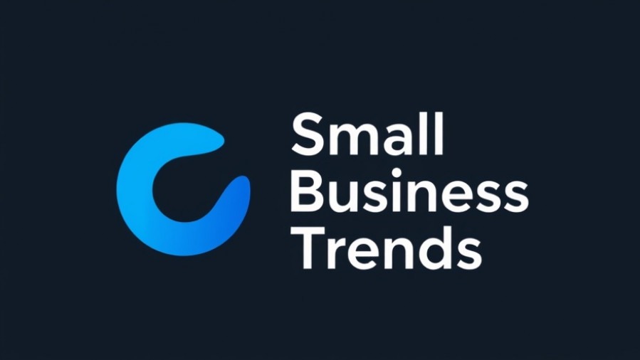 Minimalistic blue logo for Small Business Trends, highlighting restaurant efficiency.
