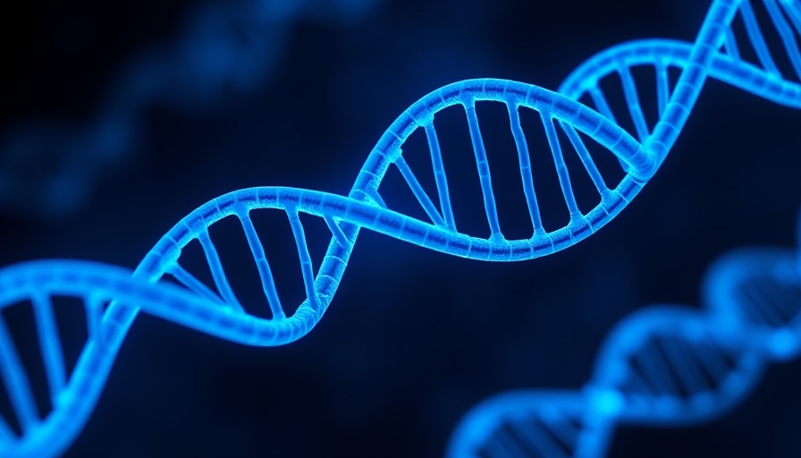 Glowing blue DNA strand symbolizing longevity supplements market growth