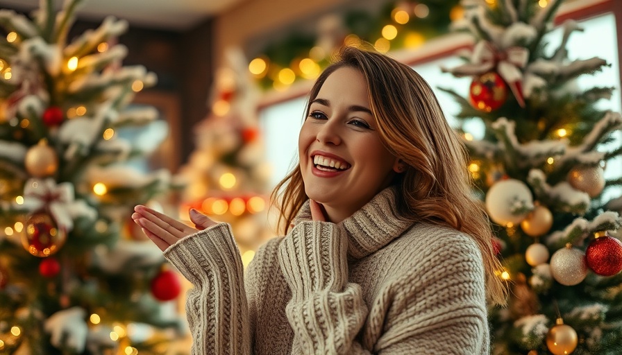 Create your own holiday celebration in a festive setting with decorations.