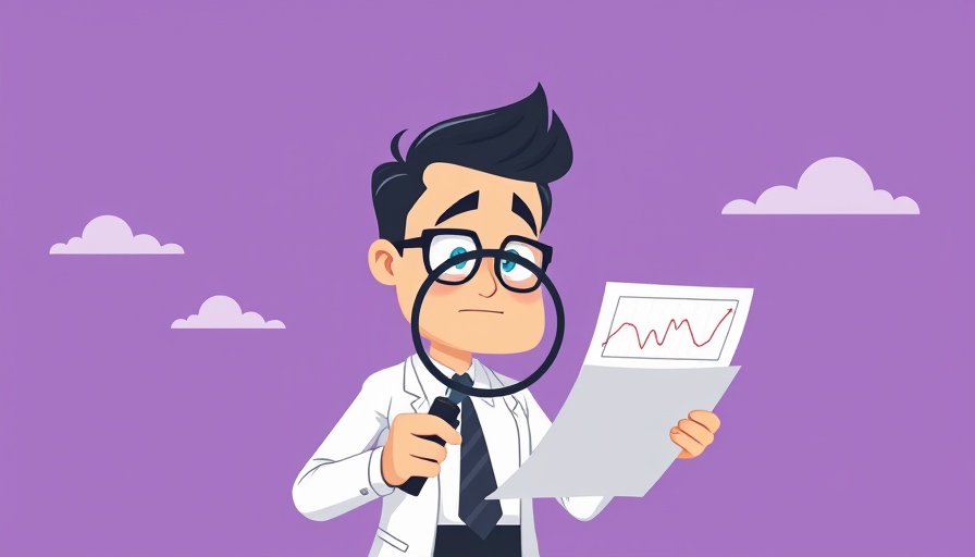 Illustration of businessman finding problems your business can solve