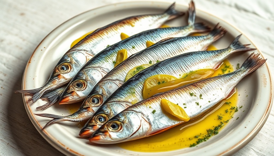 Where to eat in Lisbon: Fresh sardines plate with green oil.
