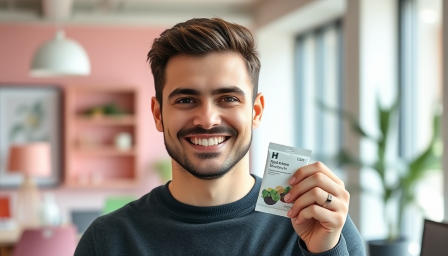 Young entrepreneur showcasing product, side hustle success stories.