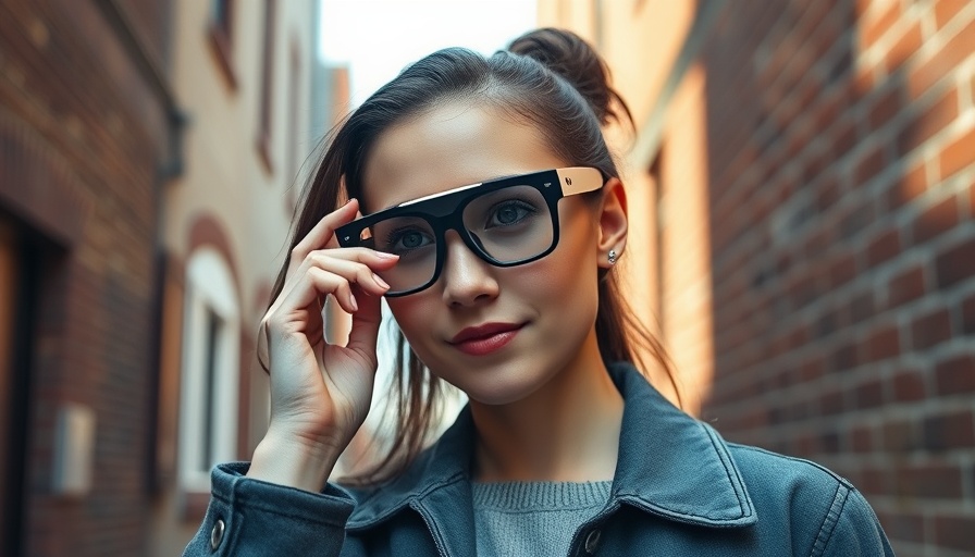 Meta Ray-Bans smart glasses worn by a woman, showcasing features.