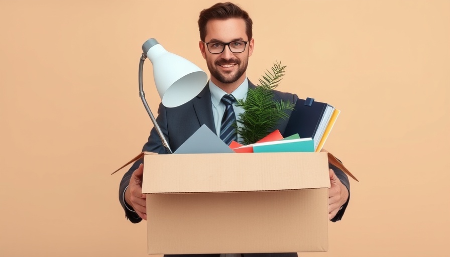 Why Top Talent Quits Early: Professional holding resignation box.