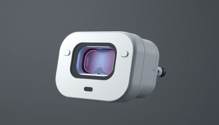 Modern prostate screening device with white and blue design