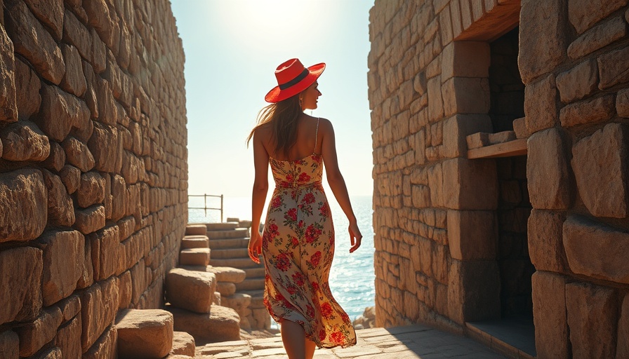 Peloponnese wine tourism: Exploring ancient stone ruins by the sea.