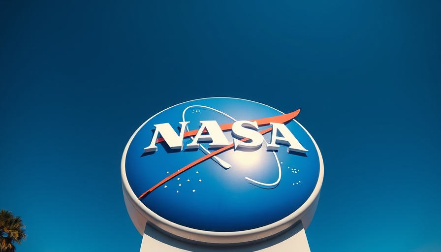 NASA logo close-up symbolizing access to climate reports.