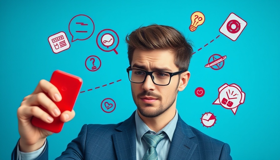 Stressed businessman dealing with difficult client symbolized by phone.