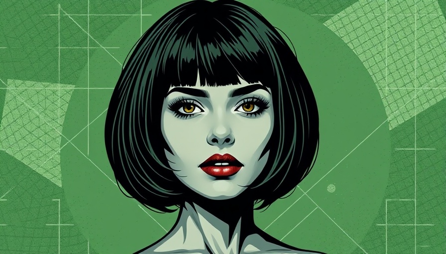 Stylized portrait illustrating Benita Riagbayire's tech marketing journey